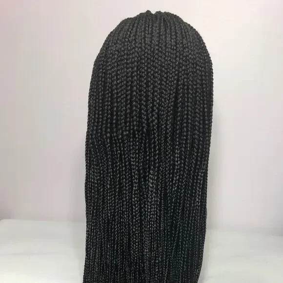 Gwen frontal braided wig-Black Gwen frontal braided wig-Black main image 2